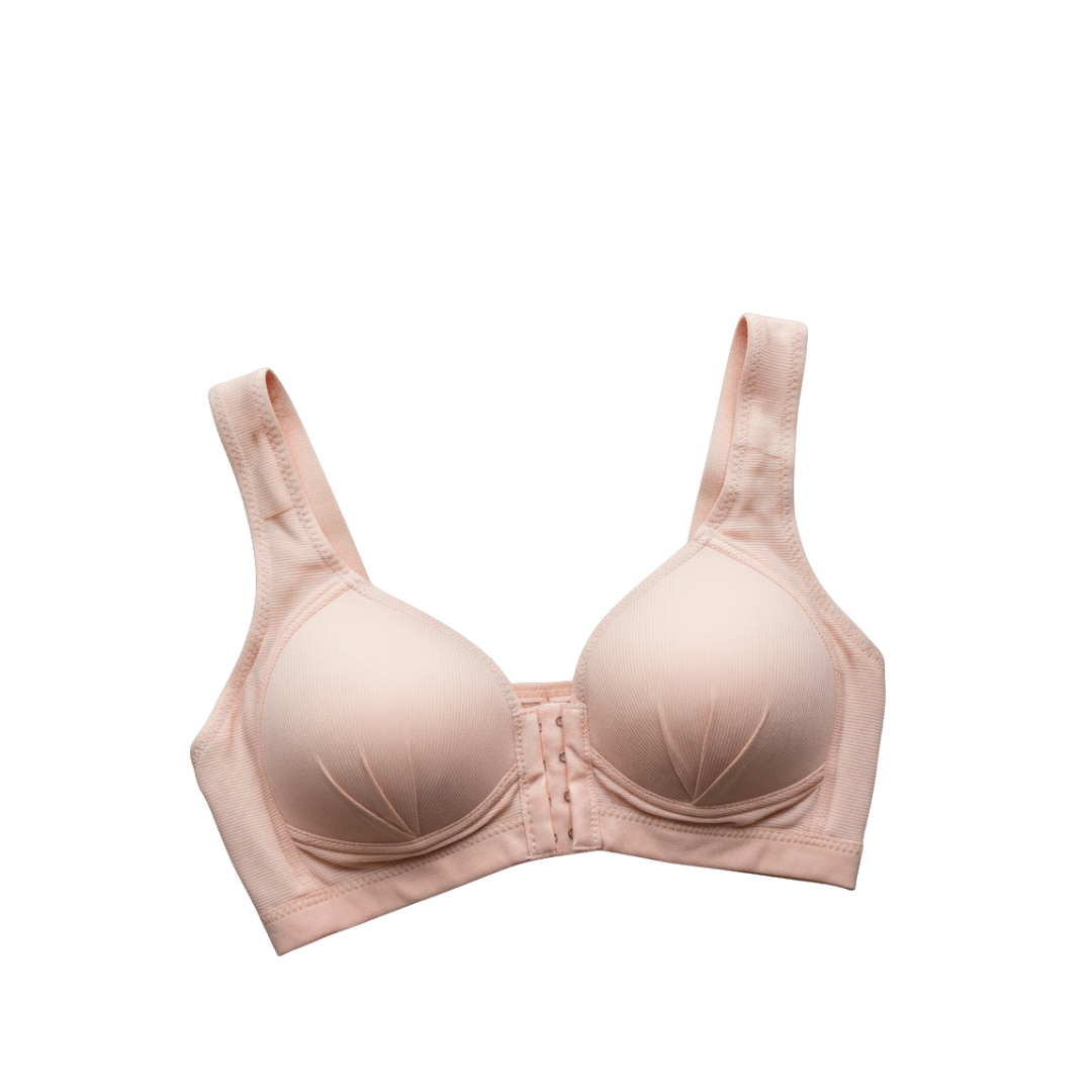 UN-front open hooks padded bra