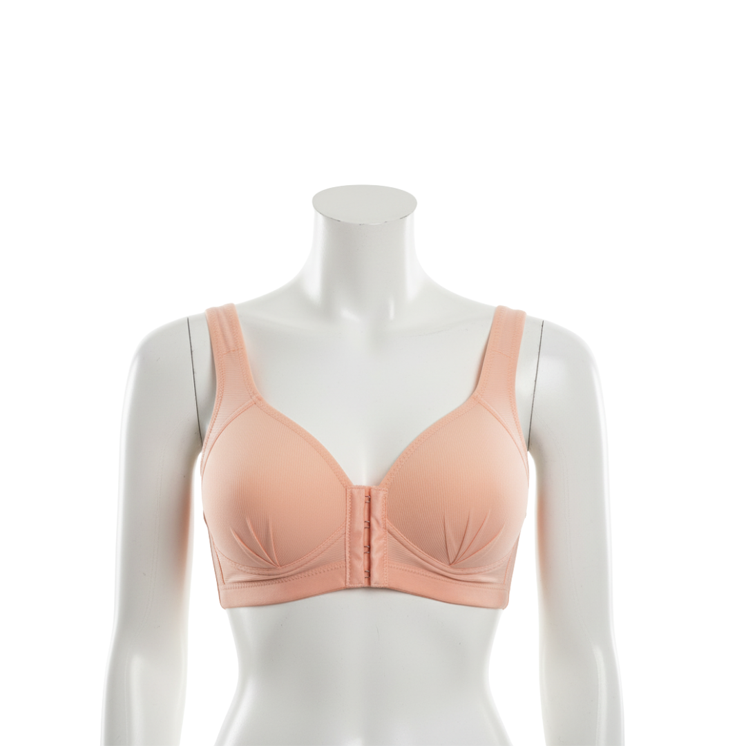 UN-front open hooks padded bra
