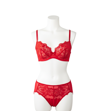 UN-Sexy Red Wired Bridal Set